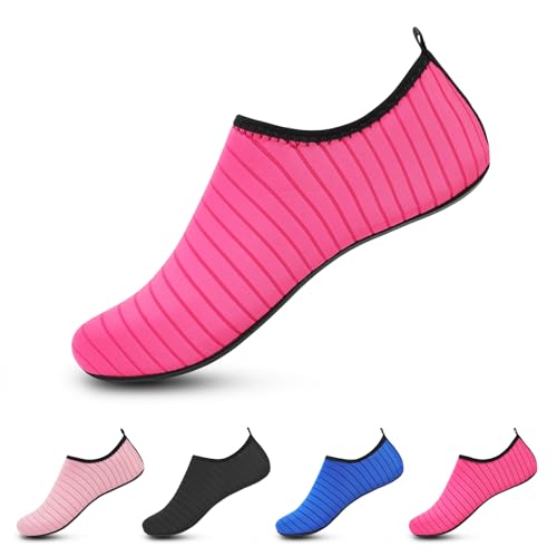 Water Shoes for Women Men Slip-on Barefoot Aqua Yoga Socks for Swim Pool Beach Surf River
