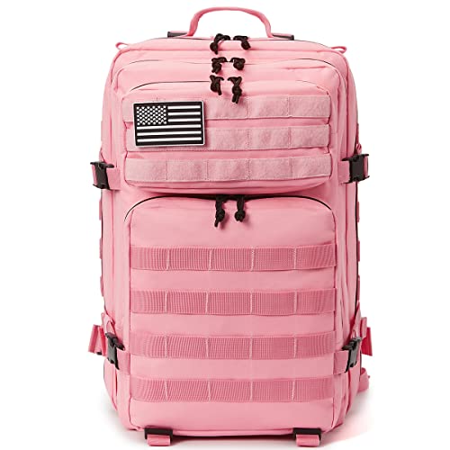 QT&QY 45L Tactical backpack & Tactical Toiletry Bag