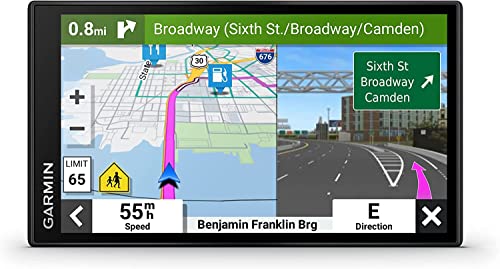 Garmin DriveSmart 66 EX 6-Inch Car GPS Navigator with Advanced Lane Guidance, Real-Time Traffic and Lifetime Map Updates (...