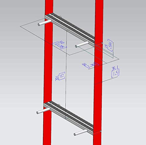 Fire Ladder 2 Story Window 13ft | Retractable Ladder for Second Floor Window | Lightweight, Compact & Portable | Rescue Rope Ladders Suitable for Balcony & Windows Escape | Certified