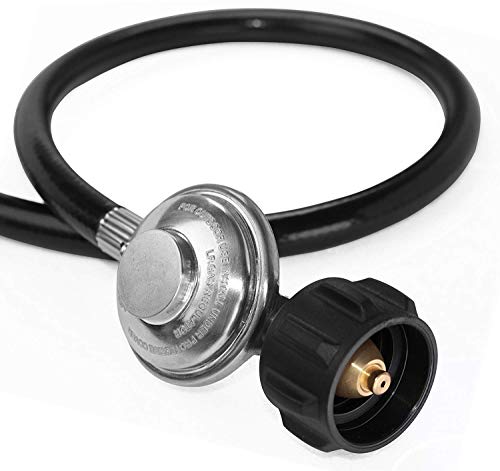 DOZYANT 3.5 Feet Propane Regulator and Hose Universal Grill Regulator Replacement Parts, QCC1 Hose and Regulator for Most ...