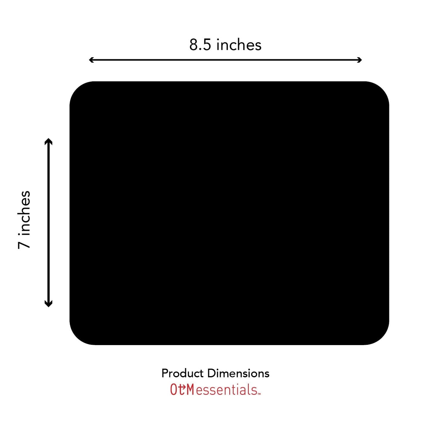 Mouse Pad, Fabric, University Of Houston Standard/Classic Black