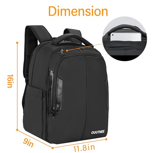 OUUTMEE Bartender Bag, Bartender Kit Travel Backpack for Cocktail Shaker Set, Portable Carrying Bag with Compartments for ...
