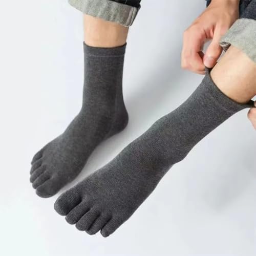1Pairs Toe Socks for Men Women, Five Finger Crew Socks Athletic Sock, Toe Socks Sports Running Walking Cycling