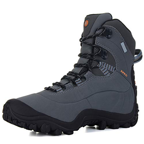 Manfen Men's Thermator Mid-Rise Waterproof Hiking Boots Trekking Outdoor Boots