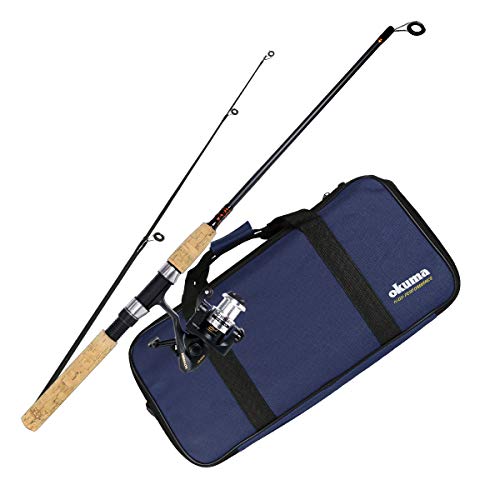 Okuma Voyager Spinning Freshwater Travel Kit, VS-605-20, Blue