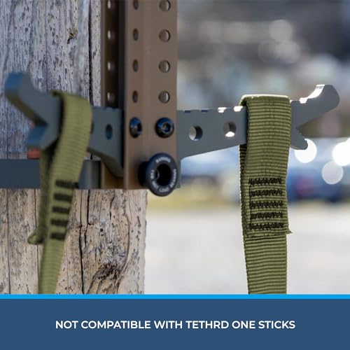 RNA Ape Canyon Outfitters Step Aider – Tree Saddle Climbing Aider. OD Green 4000-lb Tubular Webbing, CNC Sewn Ends, Lightw...