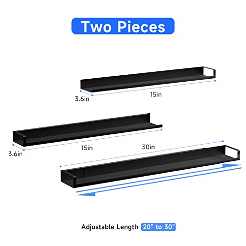 SZJHXIN 4X Strong Magnetic Stove Top Shelf, Adjustable 15-30 Inches, Fits Various Stove Lengths, Kitchen Organizer, Holds ...