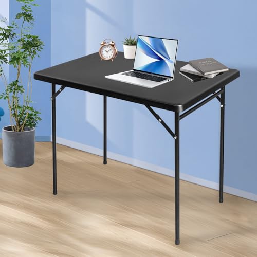 FROASISPRO Folding Table 3ft Rectangular All-Occasion Plastic Folding Event Table for Indoor and Outdoor, Portable Desk, C...