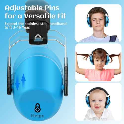 2 Pack Noise Canceling Headphones for Kids, Kids Ear Protection Earmuffs for Autism, Toddler, Children, Noise Cancelling Sound Proof Earmuffs/Headphones for Concerts, Air Shows, Fireworks