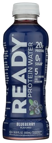 Come Ready Protein Water, Blueberry, Blue, 16.9 Fluid Ounce