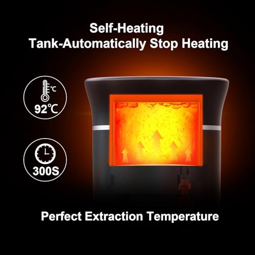 Mulli Cordless Electric Espresso Machine‌‌-Portable Coffee Maker for Ground Coffee & NS Capsule with Self-Heating Technolo...