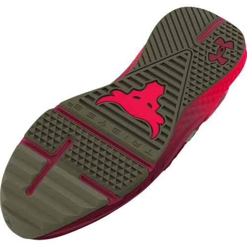 Under Armour Unisex Project Rock Red One Blood Sweat Respect 4, (625) Cardinal/Marine OD Green/Red, 11.5, US