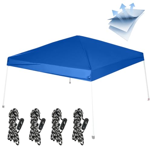 Birodeko Canopy Replacement Top Only, 300D Wateproof Pop-Up Canopy Tent Top Cover with Ropes, Instant Canopy Top Sunshade ...