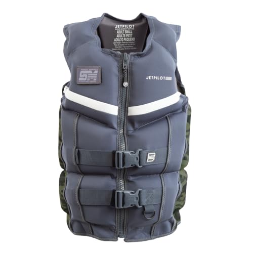 Jetpilot Shaun Murray 19-Panel Coast Guard Approved Neoprene Life Vest PFD