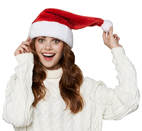 Tigerdoe Christmas Hats - 5 Pack Holiday Photo Booth Props - Santa Hat - Elf Hat - Xmas Party Supplies