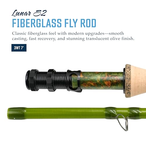 Moonlit Lunar S2-Glass Fiberglass Fly Rod | New 2025 Model