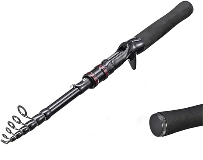 TOASIS Fishing Casting Rod Telescopic Carbon Fiber Fishing Pole