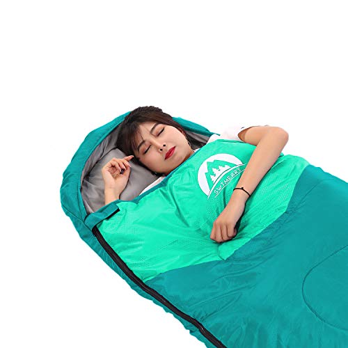 SWTMERRY Sleeping Bag 3 Seasons (Summer, Spring, Fall) Warm & Cool Weather - Lightweight,Waterproof Indoor & Outdoor Use f...