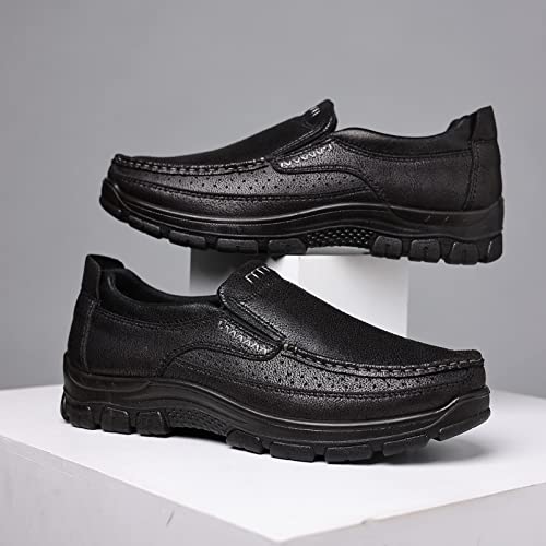 Coramtty Men's Slip on Loafers Casual Shoes Soft Lightweight Slippers Breathable Comfort Dress Shoes for Male Walking Flat...