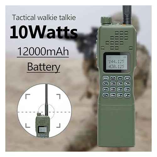 Baofeng Radio Ham Radio AR-152 10W Powerful Handheld Tactical Two Way Radio Upgraded of baofeng Radio Walkie Talkies Long Range with USB Charger Battery Full Kit