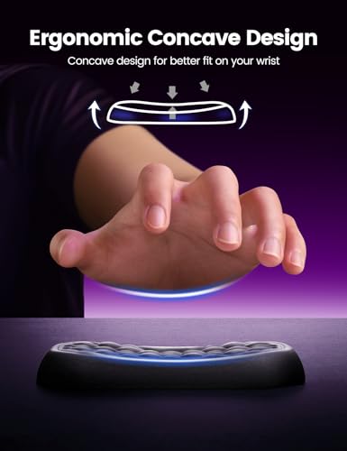 Vaydeer Wrist Rest for Keyboard and Mouse, Computer Ergonomic Wrist Support Pad, Soft Memory Foam Arm Cushion for Desk, Pa...