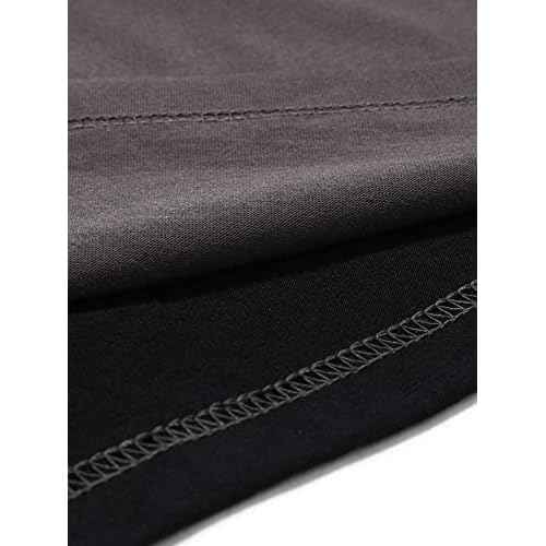 WDIRARA Men's Letter Print Colorblock Drawstring Hooded Tee and Biker Shorts Set