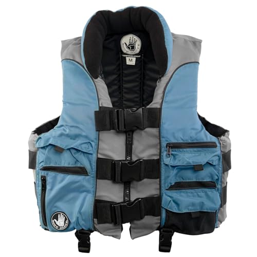Body Glove Angler Fit Unisex Adult Life Jacket Nylon Fishing Life Jacket - Coast Guard Approved, High Mobility PFD, Lightw...
