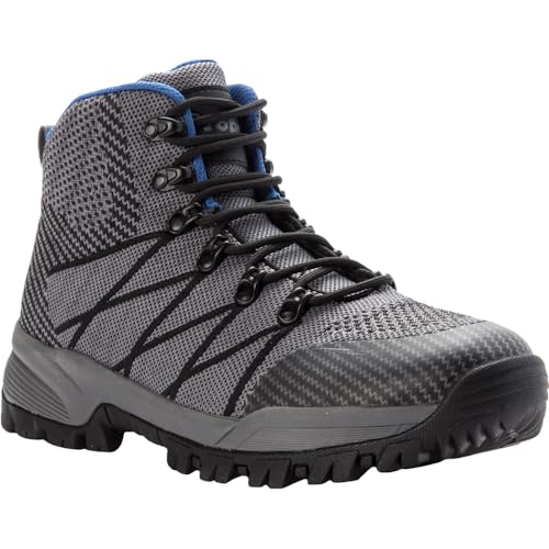 Propet Mens Traverse Hiking Hiking Casual Boots Ankle - Grey