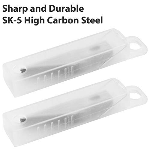 DIYSELF 1 Pcs Craft Knife Hobby Knife with 11 Pcs Stainless Steel Blade Kit, 1pcs Steel 15CM Ruler for Art, Scrapbooking, ...
