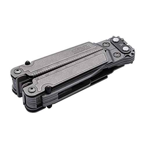 SOG PowerAccess Assist Full-Sized Well-Rounded Daily Use Multi-Tool One-Handed Assisted Opening 21 Tools