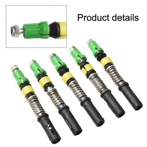 5-Pack Hiking Trekking Pole Internal Lock with Shock Absorbing Spring, Replacement Part for Carbon Fiber Walking Pole, Adj...