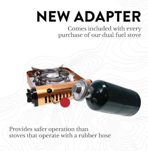 Gas ONE GS-4000P - Camp Stove - Premium Propane or Butane Stove with Convenient Carrying Case - Patented - Great for Camp ...