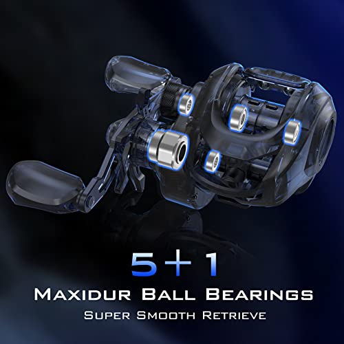 KastKing Centron Lite Baitcasting Fishing Reel & KastKing Superpower Braided Fishing Line