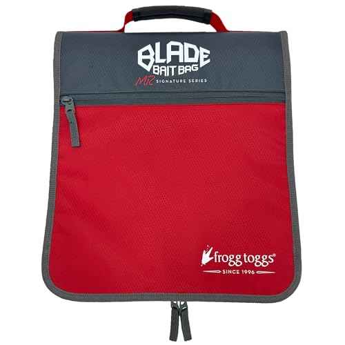 FROGG TOGGS Blade Bait Bag, Fishing Tackle Bag, Tackle Organizer, Lure Tackle Box, Bait Binder