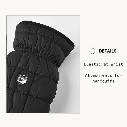 Hestra Moon Mitt, Heavily Insulated Long Cuff Mitten for Alpine Skiing, Snowboarding, Cross Country Ski & Snowshoeing