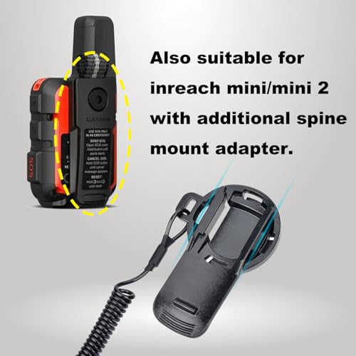 Healvaluefit Backpack Tether for Garmin Handheld GPS Devices, Hiking Backpack Mount Accessory for Garmin inReach eTrex GPS...