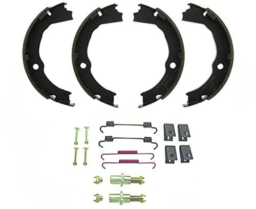 Rear Parking-Emergency Brake Shoes with Springs Replacement Parts For 2010-2016 Cadillac SRX