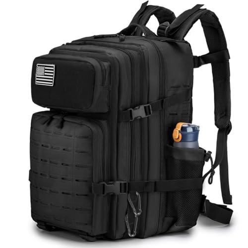 COSCOOA 50L Military Tactical Backpack for Men,Water Resistant Day Backpack Molle Army 3 Days Assault Pack Bug Out Bag,Hea...