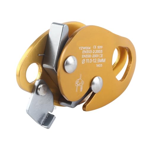 Belay Device, Rock Climbing Gear Alloy Rigging Equipment with High Strength for Climbing