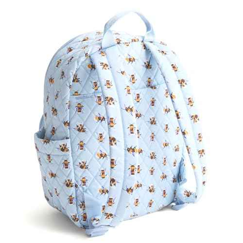Vera Bradley Women's Premium Cotton Small Banbury Backpack, Bee's Knees, One Size