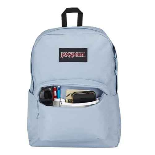 JanSport Superbreak Backpack - Durable, Lightweight Premium Backpack, Blue Dusk