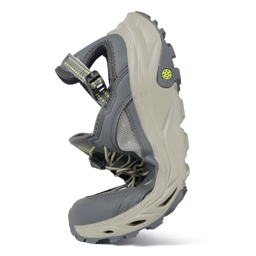 Mens Amphibious Water Shoes Outdoor Hiking Sandals Quick Dry Swim Beach Aqua Shoes Closed Toe Non-Slip for River Fishing S...