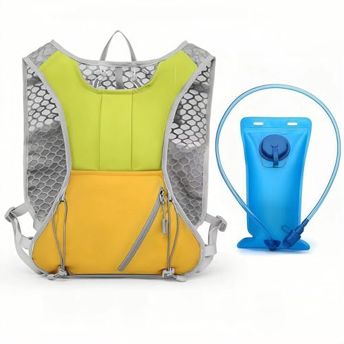 Running Hydration Vest Backpack，Lightweight Hydration Backpack with 2L Water Bladder for Wen and Women, Running Vest with ...