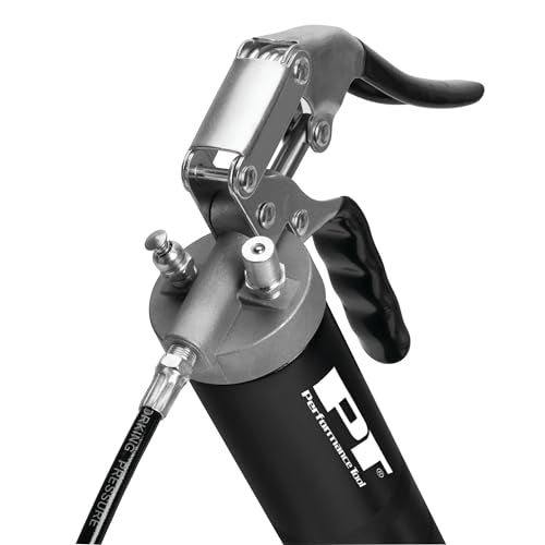 Performance Tool W54204 Professional 14oz Pistol Grip Grease Gun, Ergonomic and Efficient Lubrication Solution for Industr...