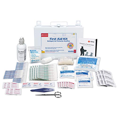 First Aid Only 224-U/FAO OSHA-Compliant 25-Person Emergency First Aid Kit for Office, Home Renovation, Job Sites, and Cons...