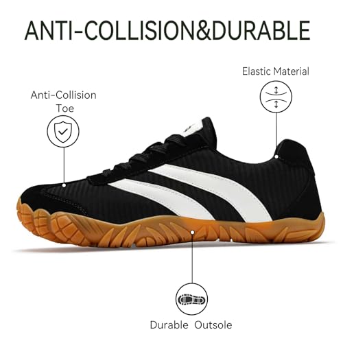 Barefoot Shoes Women Casual Sneakers,Wide Toe Box Shoes Women Zero Drop Barefoot Shoe Men,Minimalist Trail Running Shoe,No...