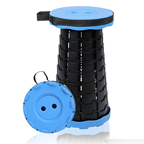 VOLIXOD Foldable Telescoping Stool Portable, Retractable Stool for Adults, Upgraded Collapsible Folding Seats with Load Ca...