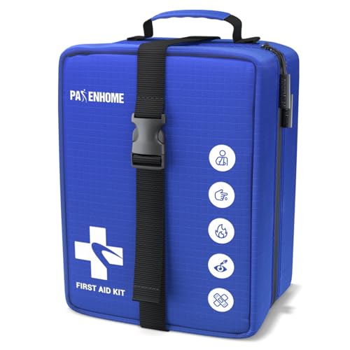 Professional 506 PCS First Aid Kit – 4-in-1 Detachable Emergency Medical Kit for Home, Car, Travel, Camping, Hiking, Workp...