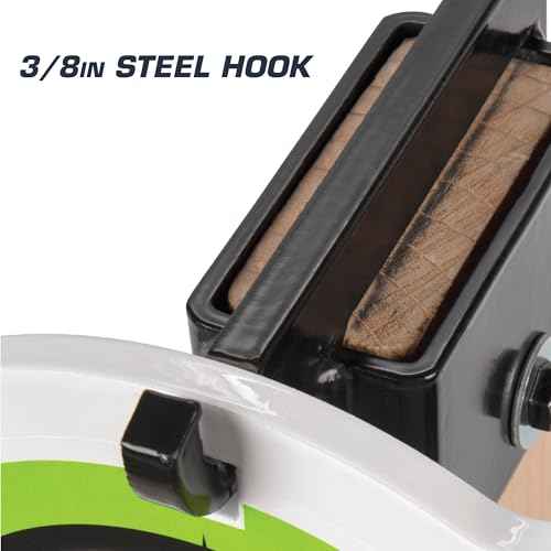 Allen Company EZ Aim Steel Gong Shooting Target Hanging Hook, for 2" x 4" Mount, 2.1 lbs., Black